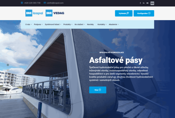 Icopal Vedag CZ s.r.o reference