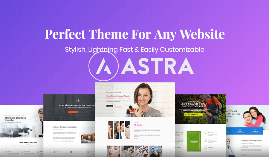 WordPress šablona Astra