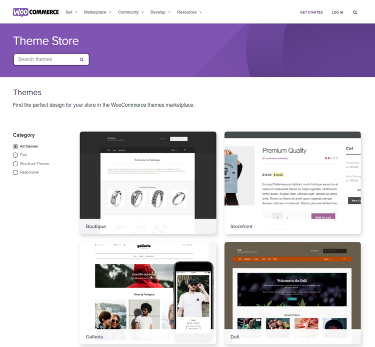 WooCommerce themes